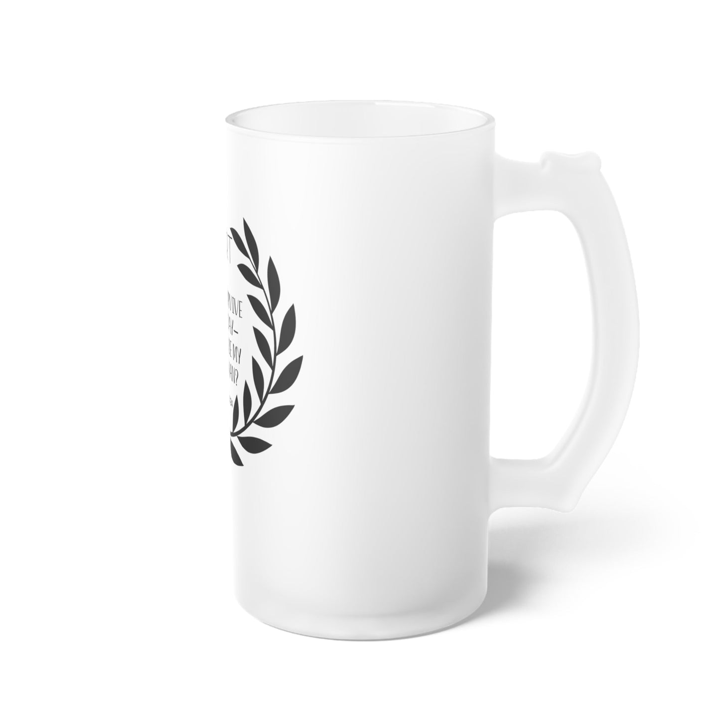 Custom Groomsmen Proposal Frosted Glass Beer Mug