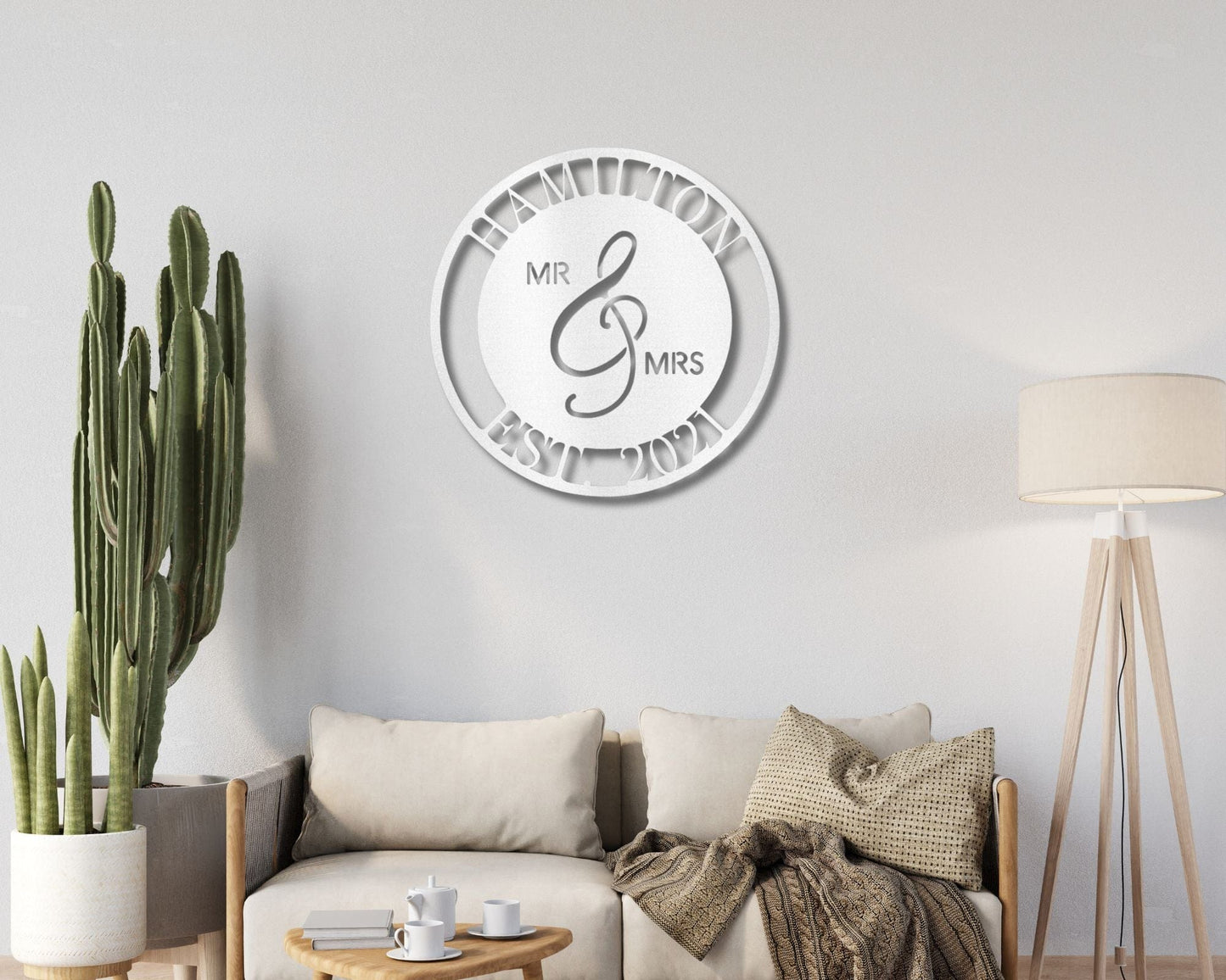 Personalized Wedding Metal Sign