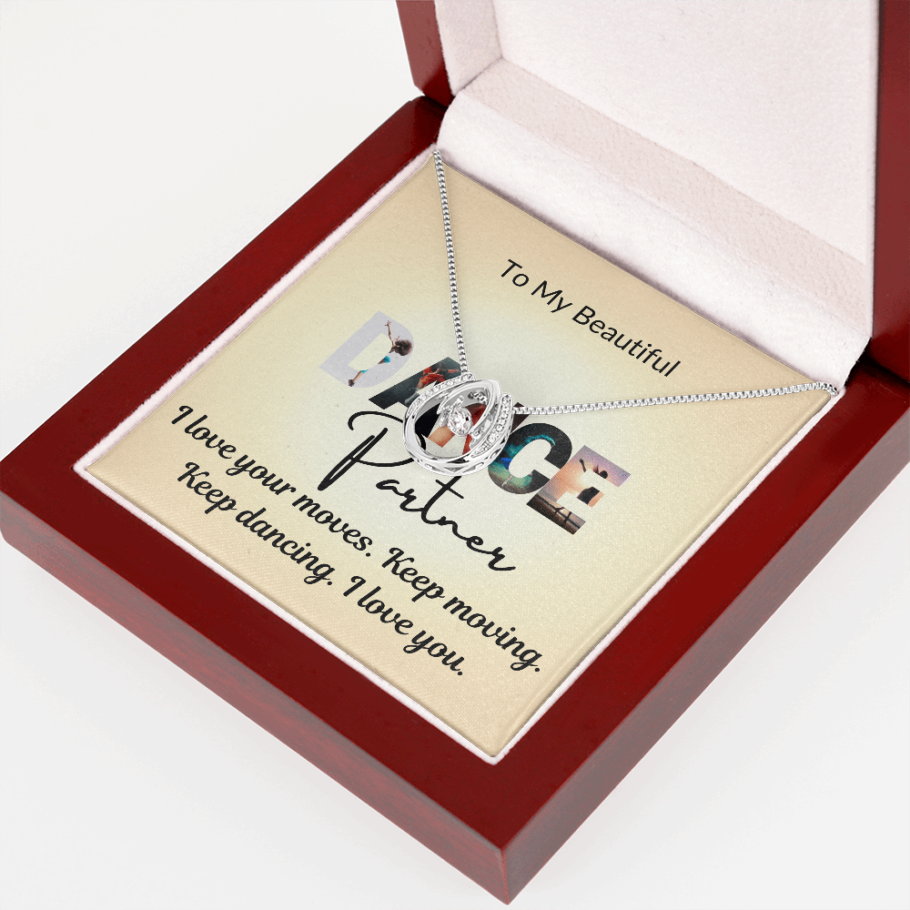 My Beautiful Dance Partner Cubic Zirconia Crystal