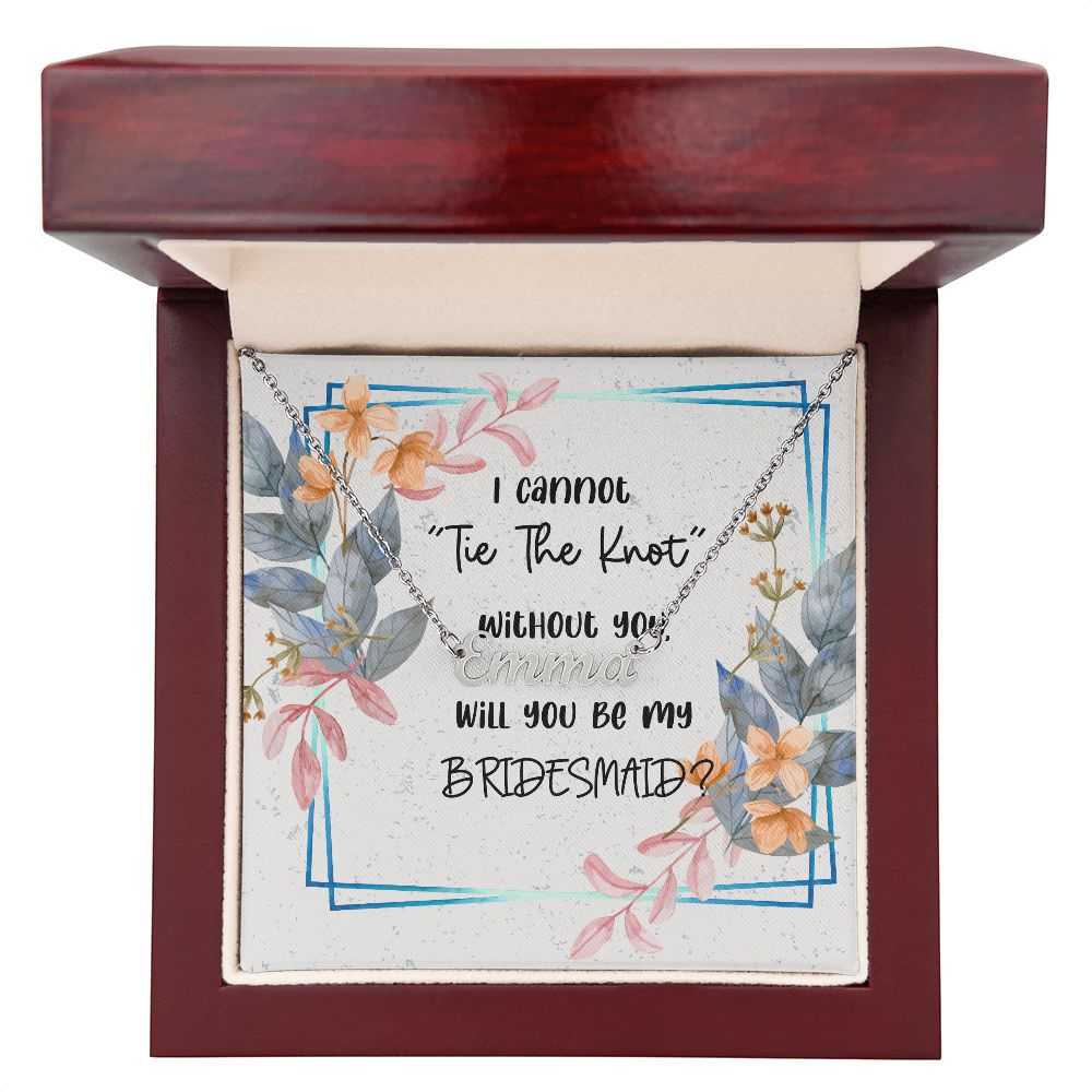 Custom Bridesmaid Necklace