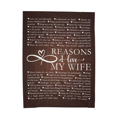 Customized Name Upload Choco Velveteen Plush Blanket