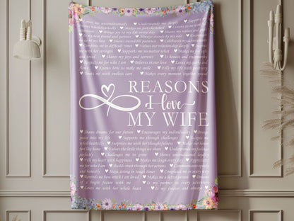 Personalized Name Upload Purple Velveteen Plush Blanket
