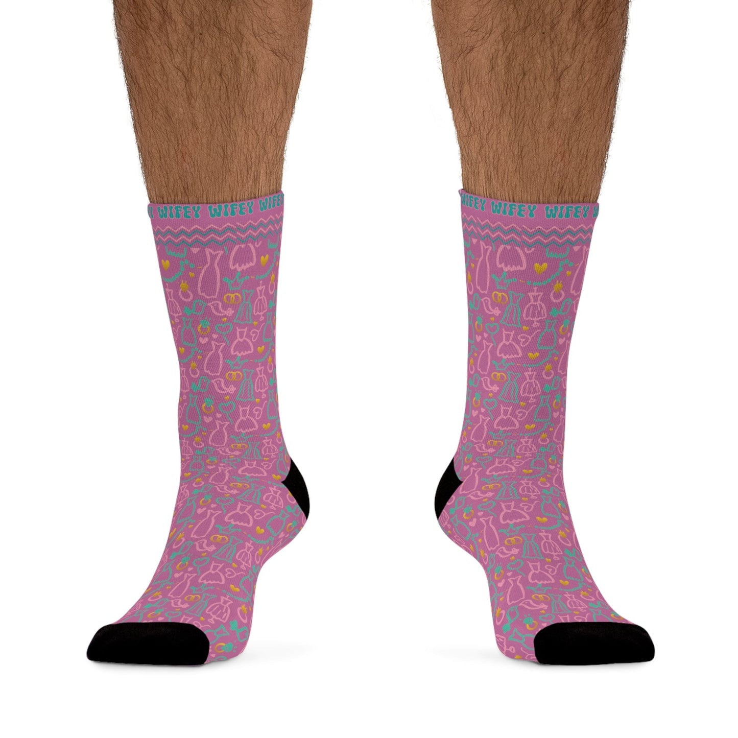 Bride Pink Socks