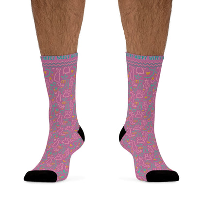 Bride Pink Socks