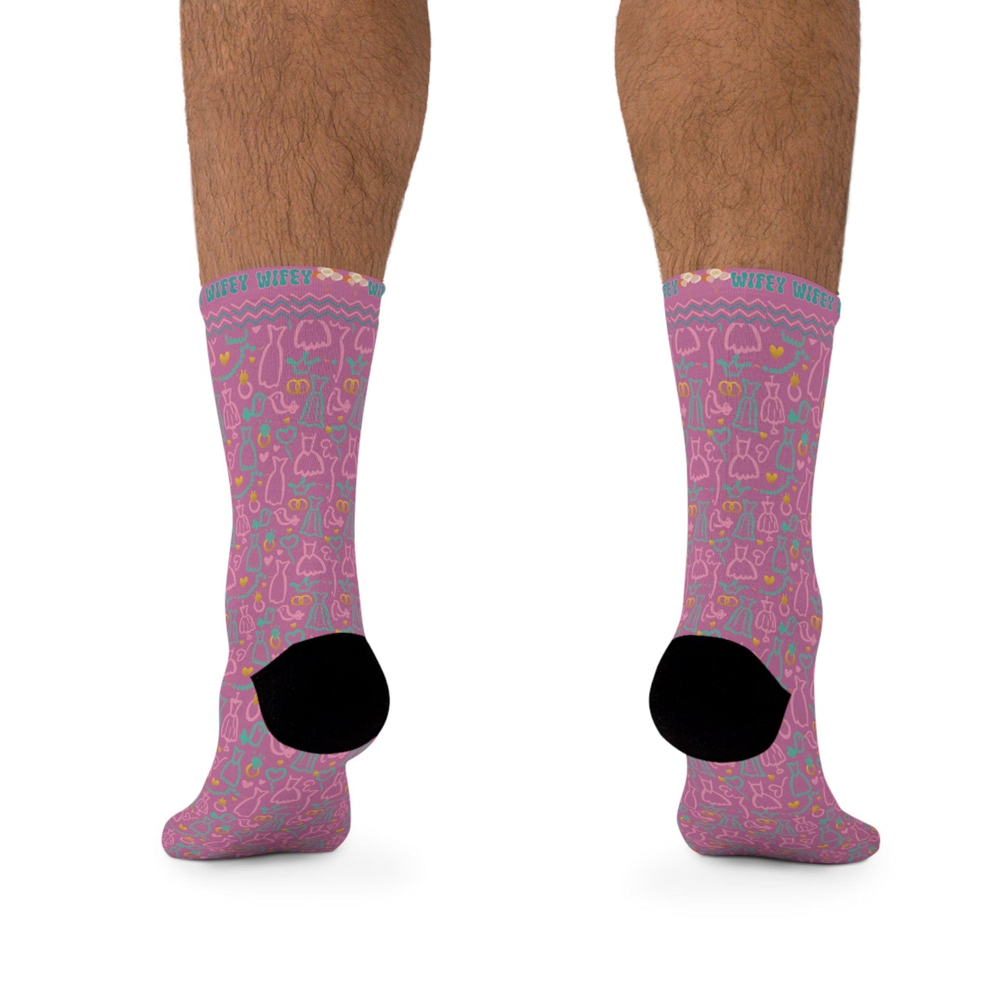 Bride Pink Socks