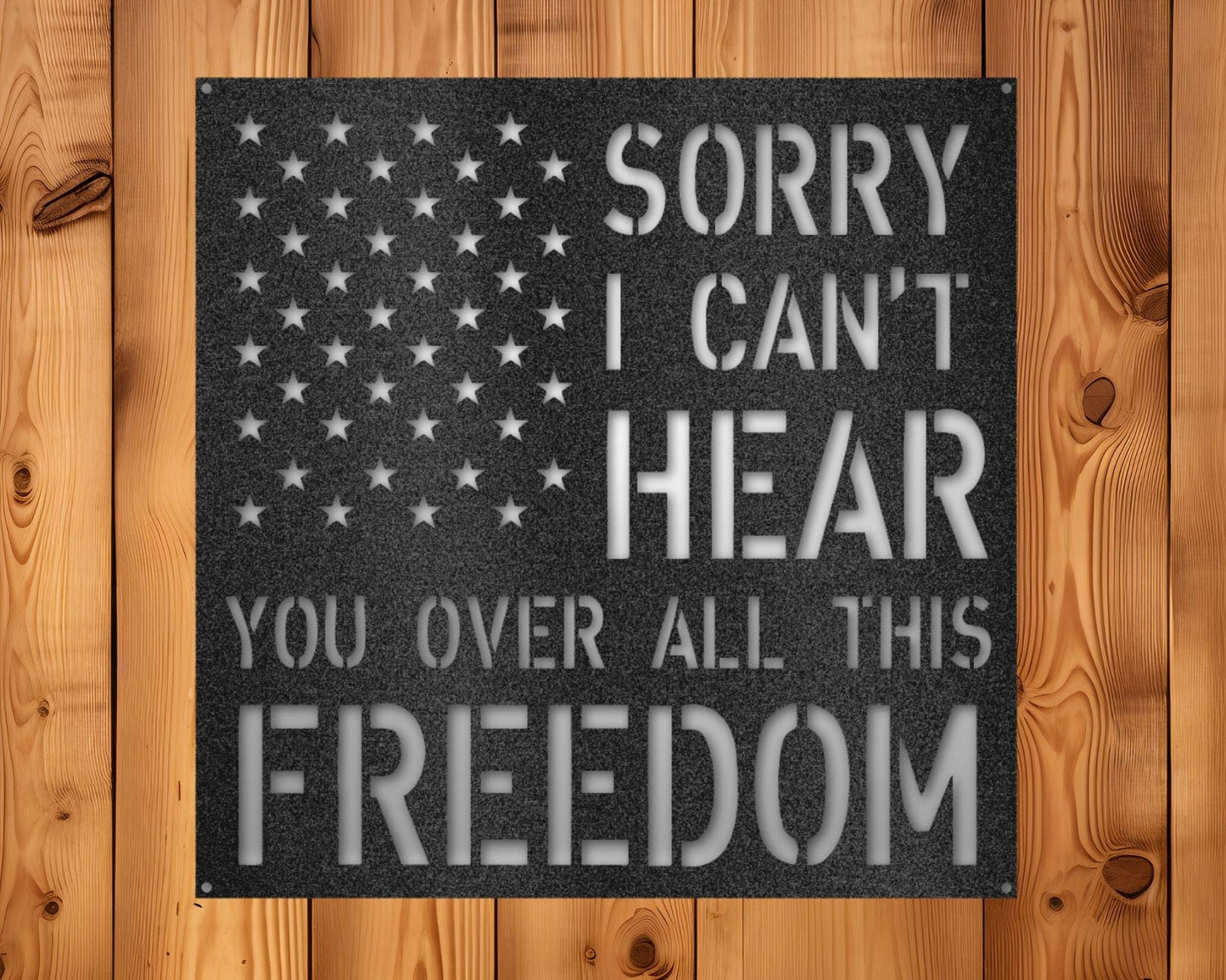 Patriotic This Freedom Metal Sign