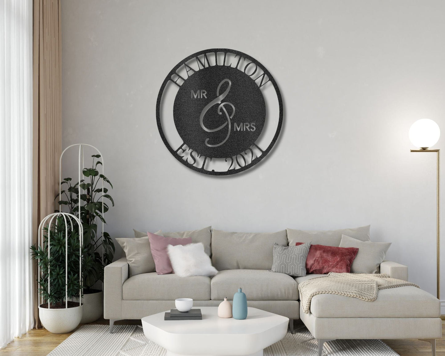 Personalized Wedding Metal Sign