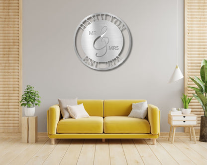 Personalized Wedding Metal Sign