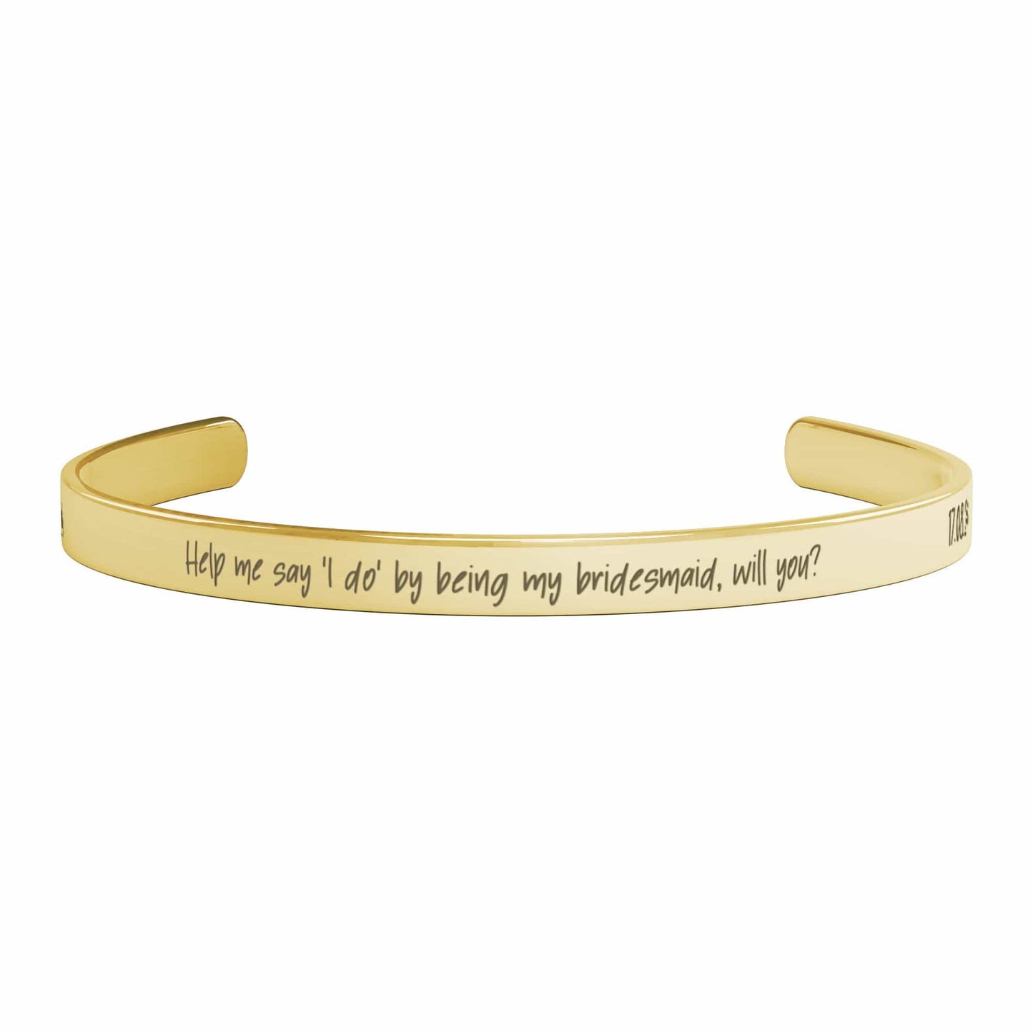 Custom Proposal Bracelet