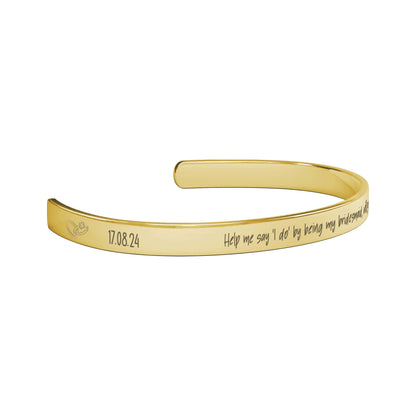 Custom Proposal Bracelet