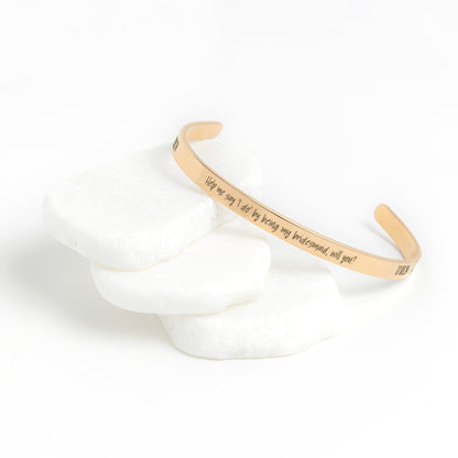 Custom Proposal Bracelet