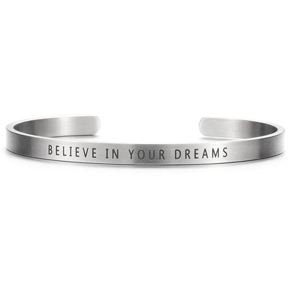 Personalized Bracelets for Women Lover Double Side Engraved Custom Family Name Cuff Gifts