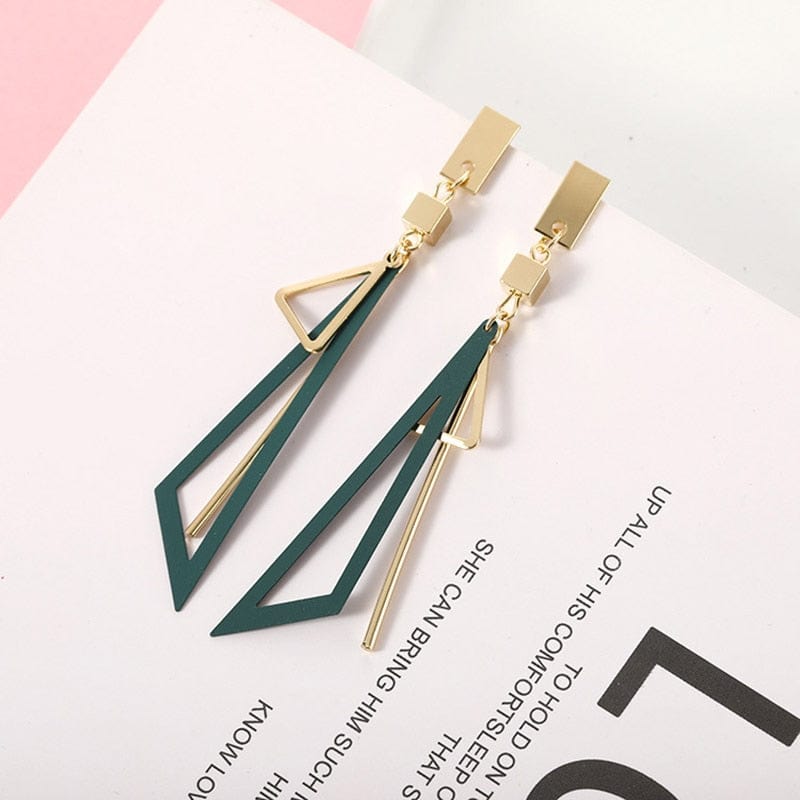 Fashion Big Resin Drop Earrings For Women New Large Square Earrings Trendy statement Geometric Jewelry