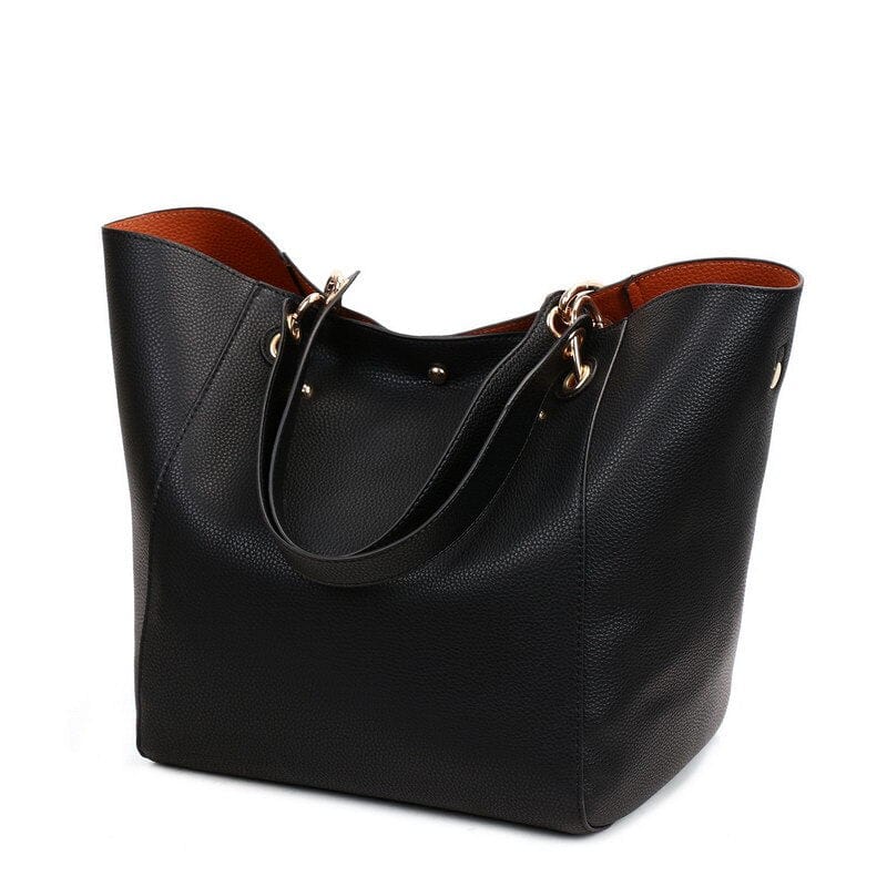 Women PU Leather Shoulder Bag Ladies Large Capacity Bag Female Composite Bag Classic Handbag