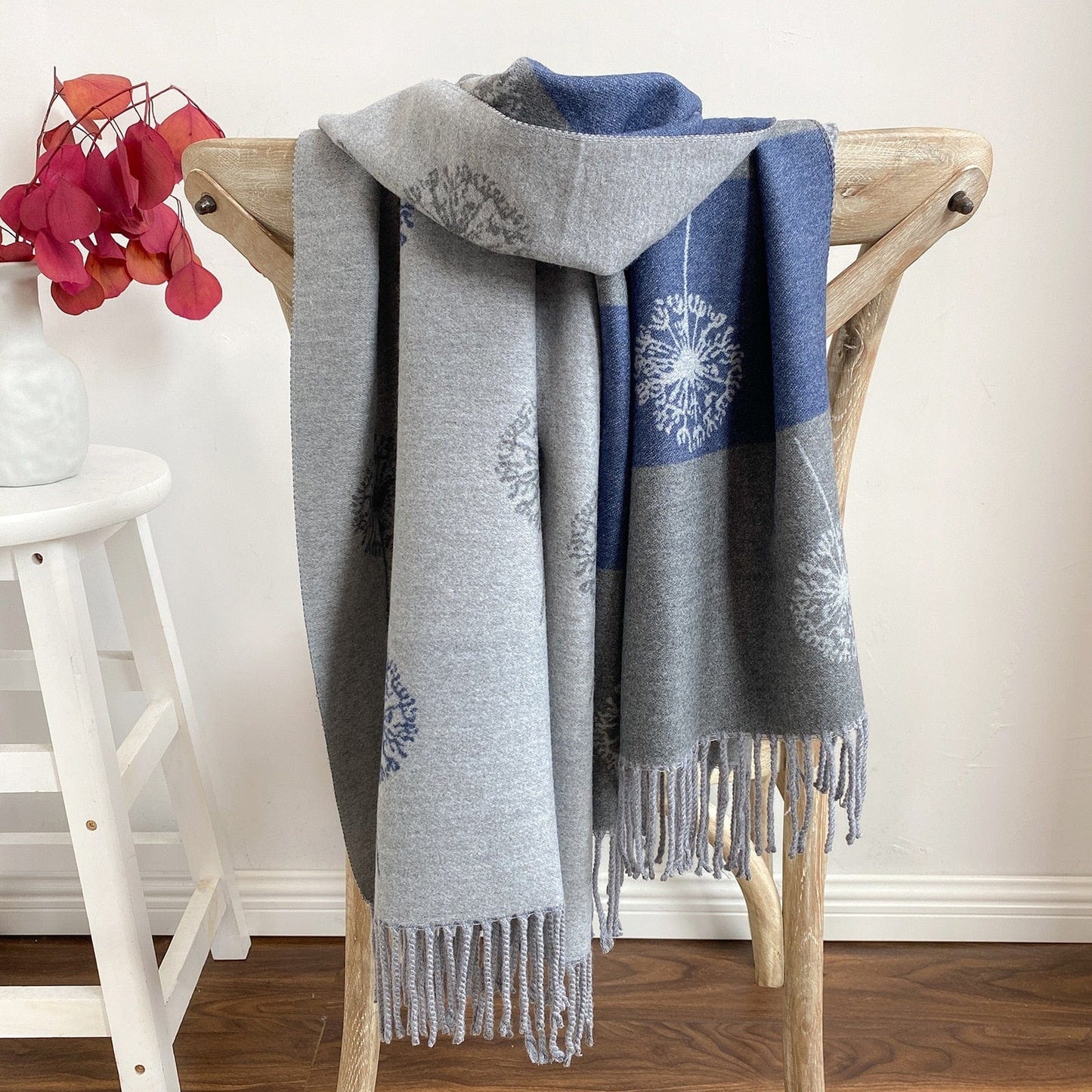 Pashmina Scarf Winter Women Pashmina Shawls Warm Blanket Wraps Female Foulard Bandana Brand