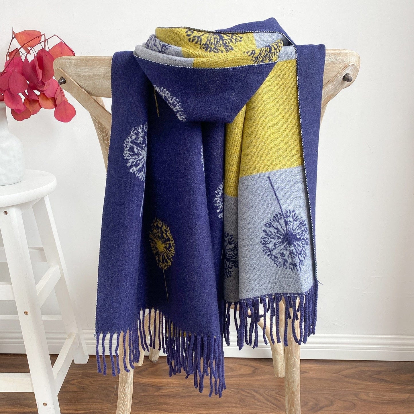 Pashmina Scarf Winter Women Pashmina Shawls Warm Blanket Wraps Female Foulard Bandana Brand