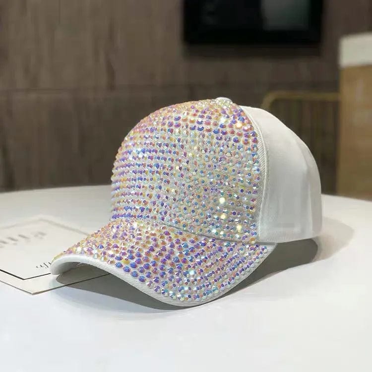 Women's Multi-Color Rhinestones Baseball Cap