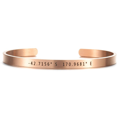 Personalized Bracelets for Women Lover Double Side Engraved Custom Family Name Cuff Gifts