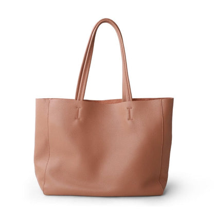 Women Luxury Bag Casual Tote Female Fashion Summer Beach Handbag Lady Popular Soft Genuine Leather Shoulder Shopping Bag