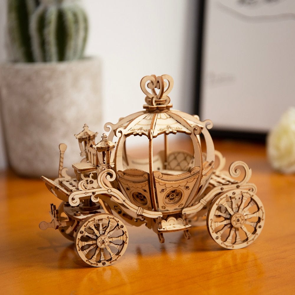 Robotime 3D Wooden Puzzle Games Assembly Model Kits Toys For Children Kids Girls Birthday Gift