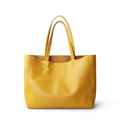 Women Luxury Bag Casual Tote Female Fashion Summer Beach Handbag Lady Popular Soft Genuine Leather Shoulder Shopping Bag
