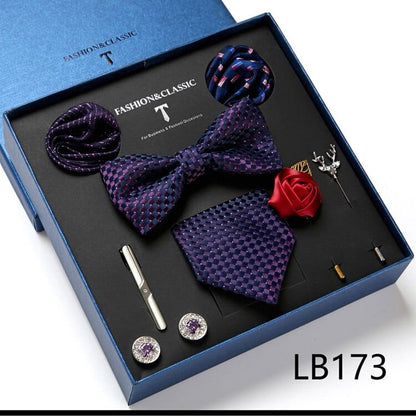 Gift Box Bowties Hanky Cufflinks Gift Box Set