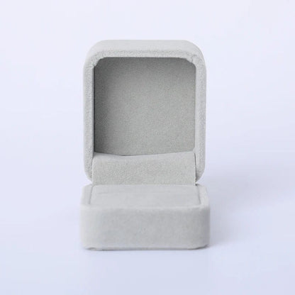 Exquisite Flannel Gift Box For Ring & Earring