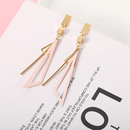 Fashion Big Resin Drop Earrings For Women New Large Square Earrings Trendy statement Geometric Jewelry