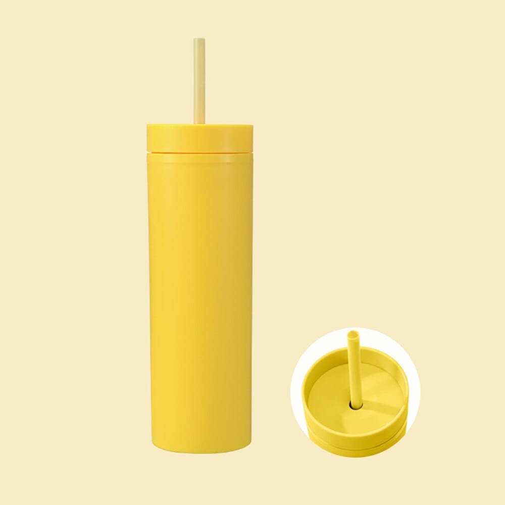 Personalized 16oz Matte Tumbler With Straw