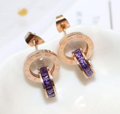 Women Jewelry Luxury Gold Color Roman Hanging Numeral Choker Necklace For Women Party Stainless Steel Pendants Necklace