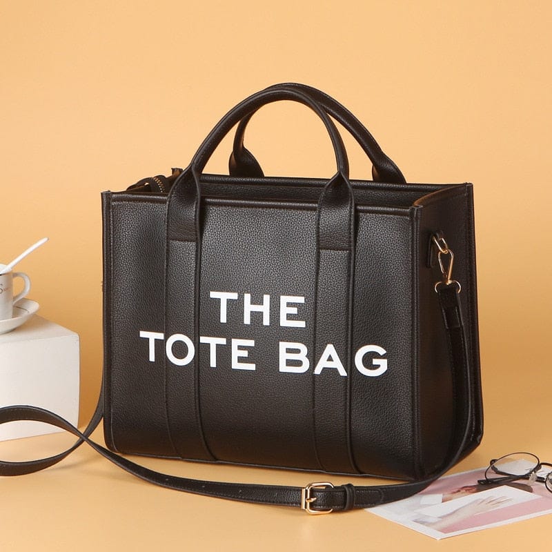 Women's Casual Shoulder Simple Letter Print Satchel Zipper All-Match Bag