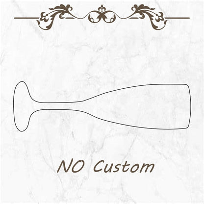 Personalised Bridesmaid Champagne Flute White Glass