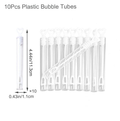 Love Heart Wand Tube Bubble Soap Bottle Rustic Wedding Birthday Gifts for Guests Party Decoration Wedding Baby Shower Supplies