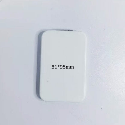 Personalised Bridal Party Compact Mirror Custom Round Square White Pocket Mirror Wedding Party Bridesmaid Thank You Gifts
