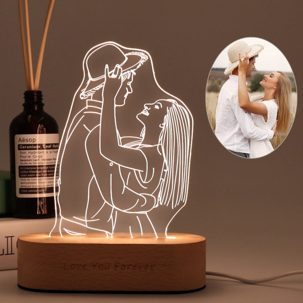 Personalized Photo 3D Acrylic Lamp