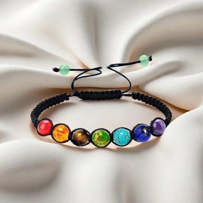 To My Beautiful Granddaughter Rainbow Stone Bracelet