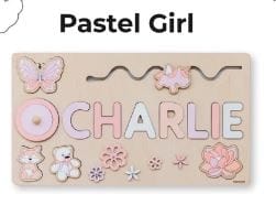 Personalized Custom First Name Wooden Puzzle Educational Toys For Toddlers Early Learning Gifts For Kids Baby Toy Boy & Girl Gift