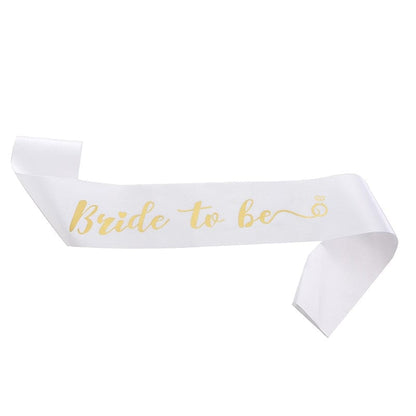 Bride To Be Sash Wedding Decoration Bridal Shower Team Bride To Be Satin Sash Bachelorette Party Hen Party Decoration Supplies