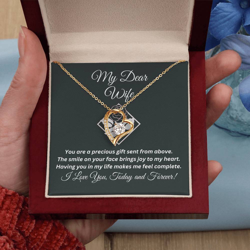 To My Dear Wife From Husband - You Are A Precious Gift Sent From Above