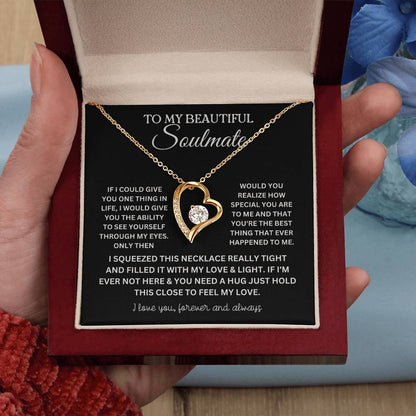Gift For Soulmate from Husband - Hold This Close To Feel My Love