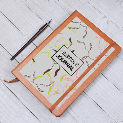 Custom Name Leaf Connection Journal