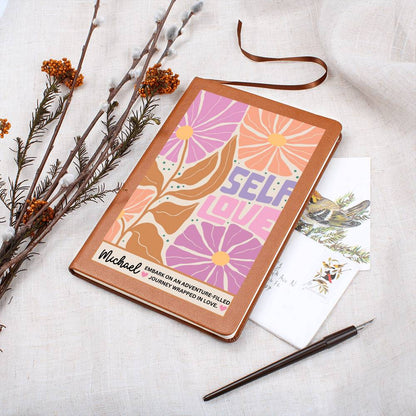 Custom Name Coffee BOHO Journey Wrapped In Love Writing Journal