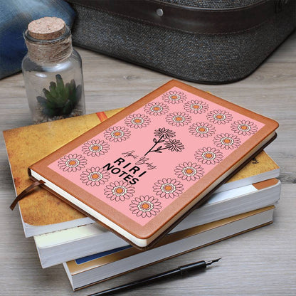 Custom Name April Birthflower Journal