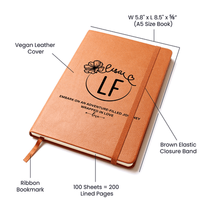 Custom Name Initial Adventure Filled Journal