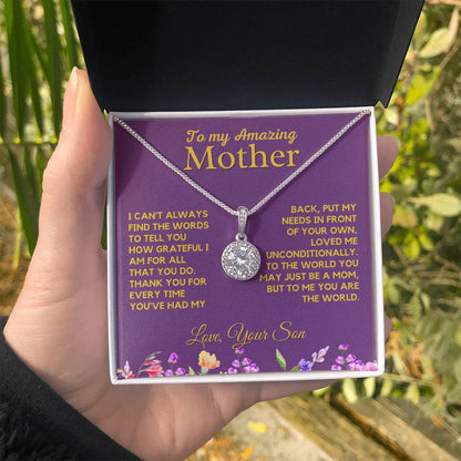 To My Amazing Mom -From Son - Thank You