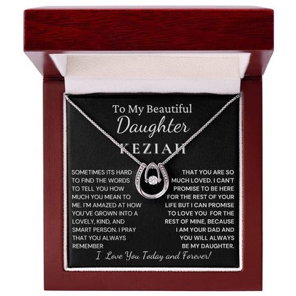 Custom Name Gift For Beautiful Daughter  - I Am Amazed