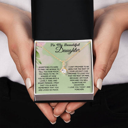 Gift For Beautiful Daughter From Mom - Promise To Love You
