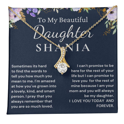 Custom Name Gift for Daughter From Mom - Remember You Are So Much Loved