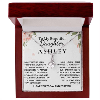 Custom Name Gift For Beautiful Daughter From Mom - Always Remember
