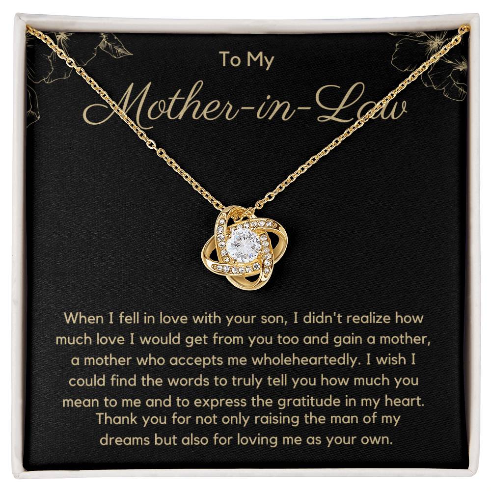 Gift For Mother In Law - Thank You For Loving Me